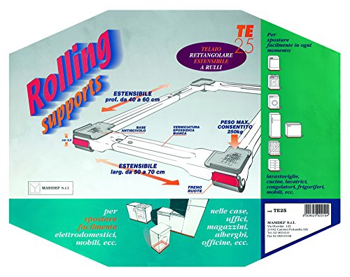 Masidef TE25 Möbelroller / Transportroller, ausziehbar - 3