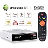 GTMEDIA GTS Smart TV Box con tecnología de Amlogic S905D de cuatro núcleos ARM Cortex-A53 hasta 2.0 GHz, con Penta-core ARM Mali-450 hasta 750MHz + (DVFS) GPU centrándose en maximizar la eficiencia de procesamiento. Flash DDRIII de 2GB y EMMC de 8GB, el equipo puede funcionar con mucha fluidez y rapidez, le permite más espacio para descargar sus aplicaciones favoritas y cachés para navegar por sitios web, jugar juegos, disfrutar de películas.