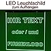 Produktbild DELLOPTOELECTRONICS LED Leuchtschild Werbeschild 25x25cm -IHR MOTIV- Wandbild