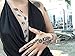 STENCILS TATTOO HENNA Mehndi Tattoo Template Henna Designs 2 pieces for Left and Right Hand Body Art - single use S104 - for Henna Glitter Airbrush Tattoo