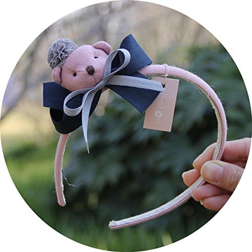 MultiKing Bandeau Korean children's hair accessories headdress bag cloth anti-slip girls headband crown fabric girls baby headband, F
