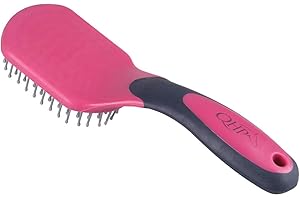 QHP B.V. QHP-Schweif und Mähne Bürste I Geeignet für Schweif und Mähne I Zweifarbige Bürste I Grobe Zähne I Hochwertige Materialien I Einfache Handhabung