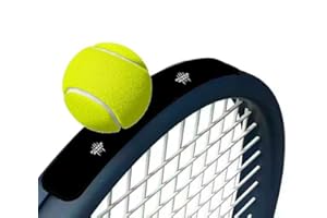 POWER BEAST Bande Ramasse-Balles de Tennis et Protecteur de Raquette, Accessoire pour Raquette de Tennis, Facile à Installer et à Ramasser les Balles sans se Baisser, Attrape-Balles de Tennis, Accessoire Professi