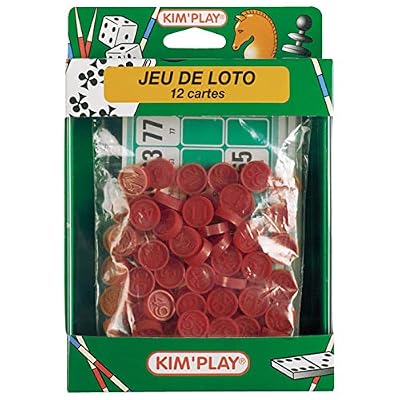 Kim'play - Jeu de voyage - Loto 12 cartes luxe