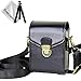 Price comparison product image First2savvv PU premium quality leather camera case pouch bag with shoulder strap for Panasonic Lumix DMC TZ200 TZ100 TZ110 TZ91 TZ90 TZ81 TZ80 ZT70 ZT71 TZ60 TZ61 BDX21-TZ200-01