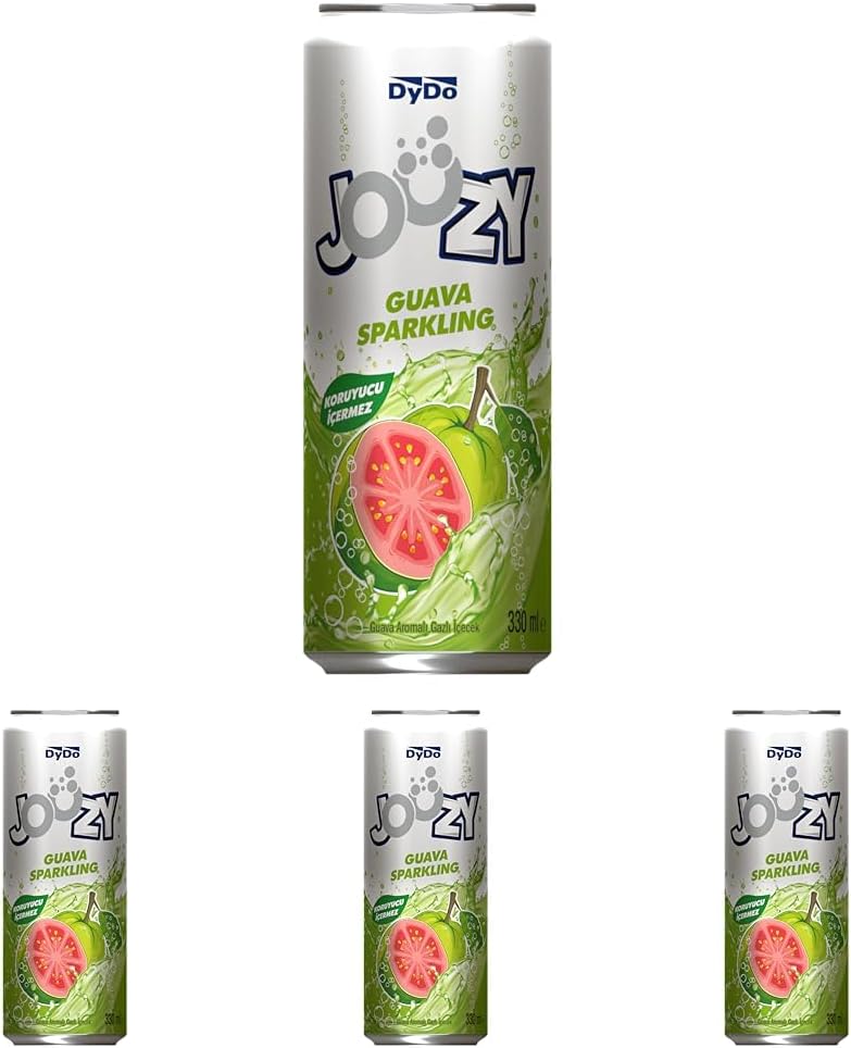 Joozy Guava Aromalı İçecek Teneke Kutu 330 ml Tekli Paket 4lü paket