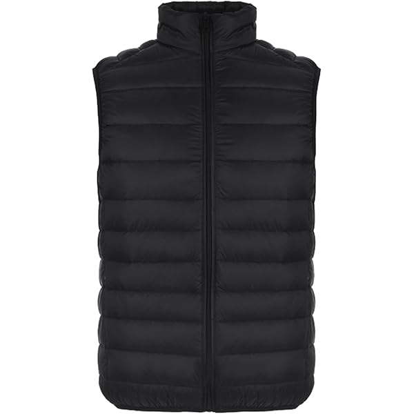 Veste sans Manches Homme en Hiver Gilet Padded Bodywarmer de Sport Doudoune Coupe-Vent Légère Manteau Epais