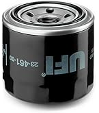 UFI Filters, Filtro Olio 23.246.00, Filtro Olio Per Ricambio, Adatto A Auto, Applicabile Su Diversi Modelli Austin, Honda, MG, Pel-Job, Perkins, Rover E Schaeff