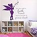 Produktbild wall stickers for living roomChildren's room decoration Peter Pan wall art mural never grow up quote wall poster kindergarten bedroom vinyl art cartoon style applique Ay1798 73X57Cm