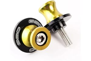 ZHUOWU M8 Schwingenschutz Schwingenadapter Ständer Bobbins Spool Racingadapter Ständeraufnahme für Z650 Z 650 2017-2020 Gold