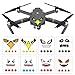 Produktbild WYXlink 8Pcs Art Eagle Smile Emoji Shark Sticker Decal Eyes Skin For DJI Mavic Pro Spark (a)