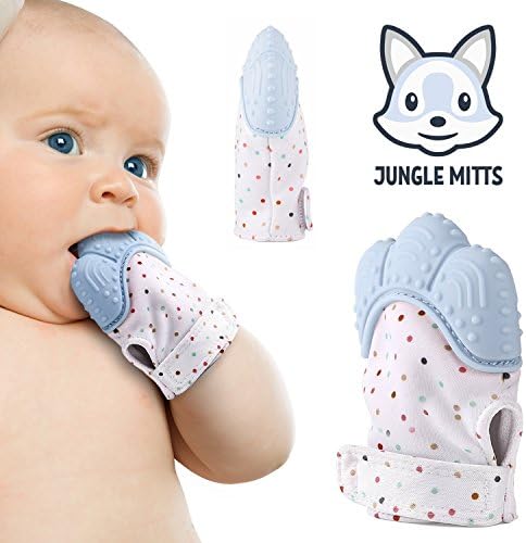 Teething Mitten, Glove | Baby Sore Gum Pain Relief | For Toddlers Aged 3-12 Months