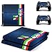 Produktbild Playstation 4 + 2 Controller Aufkleber Schutzfolie Set - Italien /PS4