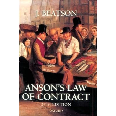 Anson S Law Of Contract 27th Edition Pdf Download Free Brendonlenny
