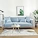 Produktbild QIN Sofabezug, Sofabezug Ice Silk Summer Cool Pad Schnitt Anti-Rutsch-Sofa Schonbezug für Hunde Katzen Pet Love Seat Multi-Size,Blue,70 * 120cm