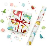 70x100 cm &Ccedil;ocuklara &Ouml;zel Premium Hediye Paketleme Kağıdı 2'li Set | Eğlenceli Tema, Kalın, Kolay Sarılır, &Ouml;zel Kutuda Rulo G&ouml;