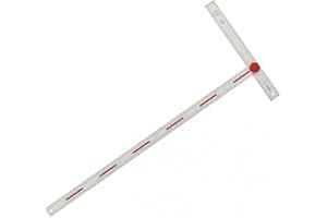 Hultafors PS 120 - Escuadra ajustable de aluminio anodizado para yesero de 120 mm