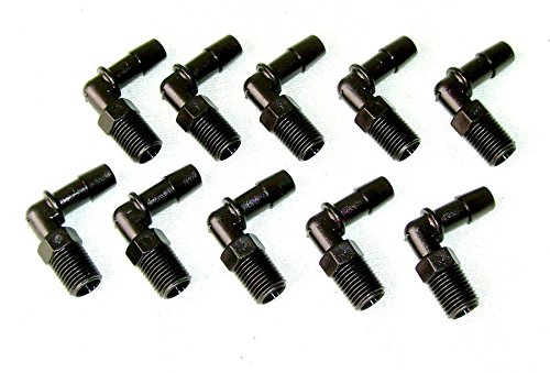 HHO KIT 10 x 1/4 3/8 HPT ELBOW MALE PLASTIC NYLON