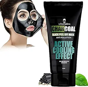 UrbanGabru Charcoal Peel Off Mask remove blackheads & whiteheads | deep skin purifying cleansing (60 gm)