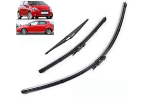 GTTCCG , per Spazzole Tergicristallo Parabrezza, per Fiat Punto Evo 2009-2013 Tergicristallo Anteriore Posteriore, per Fiat Grande Punto 2005-2011