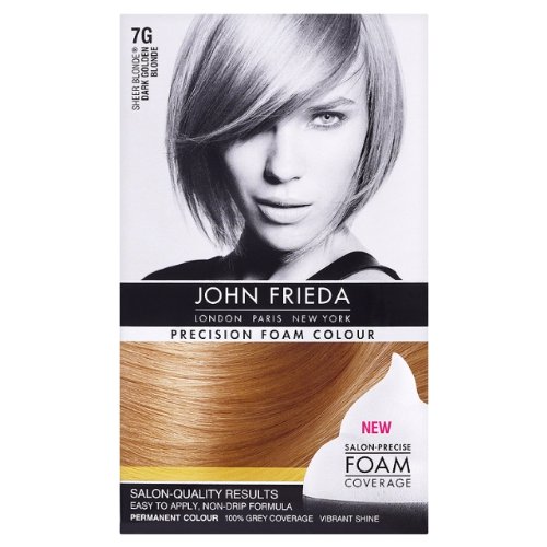 John Frieda Precision Foam Colour Sheer Blonde 7G Dark Golden Blonde