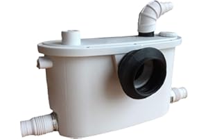 DIOVERDE Macerator Pump HOMAC UPGRADE 400 Watt 4 in 1 Toilet Shower Sink Waste Water Sanitary Macerator Pump