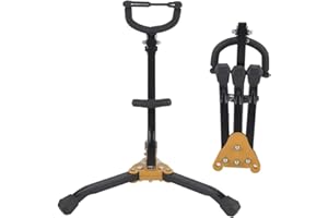 Saxophone Stand, Portable Saxophone Stand, Tenor for Alto and Tenor Saxophone, Adjustable, Portable Saxophone Stand, Professional Stand for Saxophone (38.5 x 37 cm)