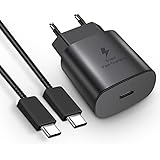 Caricatore Samsung USB C Rapido 25W with Cavo Caricabatterie Cable Type C Compatible per Samsung Galaxy S22 Plus/S22 /S22 ULT