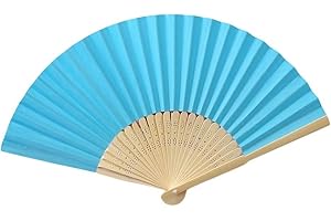 Yukiyi Ventagli a mano verde scuro per le donne ventagli pieghevoli in tessuto ventagli pieghevoli fai da te ventagli fatti a mano per ballare foto puntelli decorazione da parete accessori per