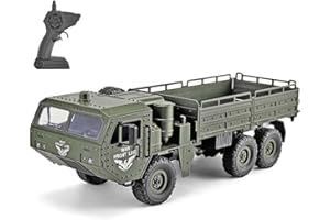 s-idee® D834 RC Truck grün 1:16 2,4 GHz LED 15 km/h Militärfahrzeug