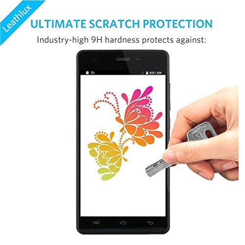  3-Unidades  Protector de Pantalla Xiaomi Redmi Note 4  Juhe Redmi Note 4 Cristal Templado Vidrio Templado Alta Definicion sin Burbujas 9H Dureza Anti-golpe Ajuste Perfecto Cristal Templado Xiaomi R