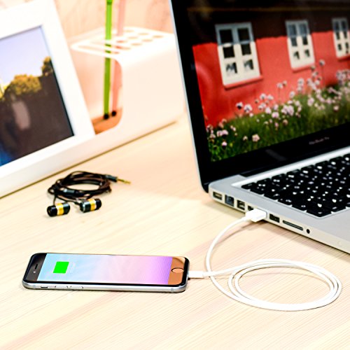 CSL – 1m Apple MFI Lightning USB Kabel (Apple MFI zertifiziert & lizensiert) | Datenkabel / Ladekabel | für Apple iPhone & iPad | weiß - 3