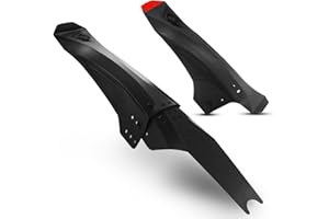 hksod Garde-Boue pour VTT de 26 à 29 Pouces Mudguard VTT Avant et arrière avec Serre-câbles, Garde-Boue pour protéger Contre Les éclaboussures et la saleté