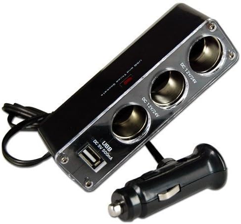 Object 4 in 1 In-Car USB 12V &amp; 24V Socket Adaptor