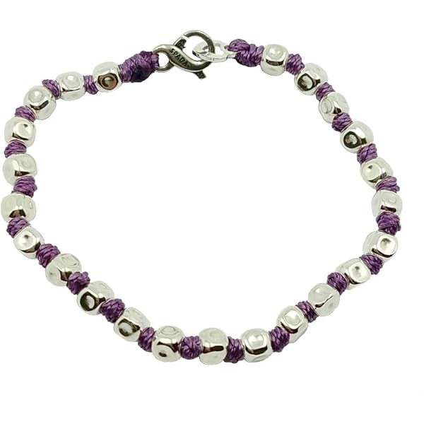 Spadarella bracciale con anellini in argento da 3 mm e pietra naturale turchese tonda da 4 mm.Prodotto artigianale.Made in Italy.Unisex.Lunghezza 17cm