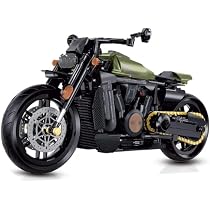 JVAVNE Motorrad Bausteine Set 1:8 - 623 Teile, Bauspielzeug Für Erwachsene & Kinder