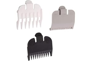 TINKBER 3 Piece Set Limit Comb Hair Clipper Accessories, Professional Hair Clipper Guide Combs, Guide Combs, Professional Clippers Comb, Hairs Trimmer Guards, Hairs Clippers Guard, for Haircut, Trimming