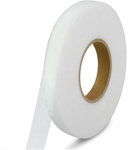 THETHO Stoffklebeband (Saumband) 2,5 Cm X 70 Yards, 2 Rollen – Wärmebindend, Zum Nähen Ersetzen, Für Kleidung & Vorhänge