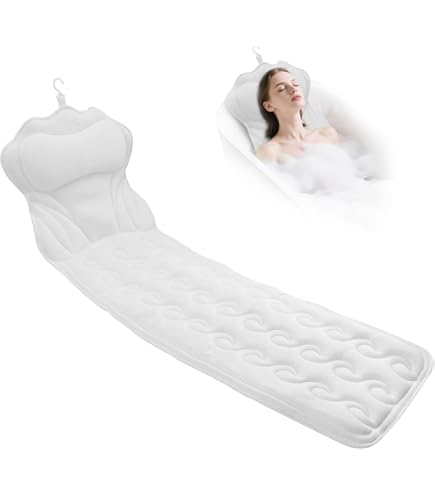 Oreiller De Bain Pour Baignoire Confortable Oreiller De Bain En Silicone Pour Des Bains Relaxants Coussin Baignoire Ventouse