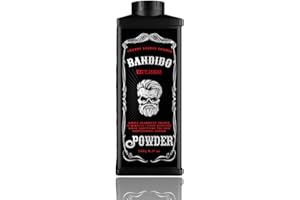 Bandido Luxury Barber Powder | Hidratante y Suavizante | Anti-Irritación | Polvo Corporal Profesional 260gr