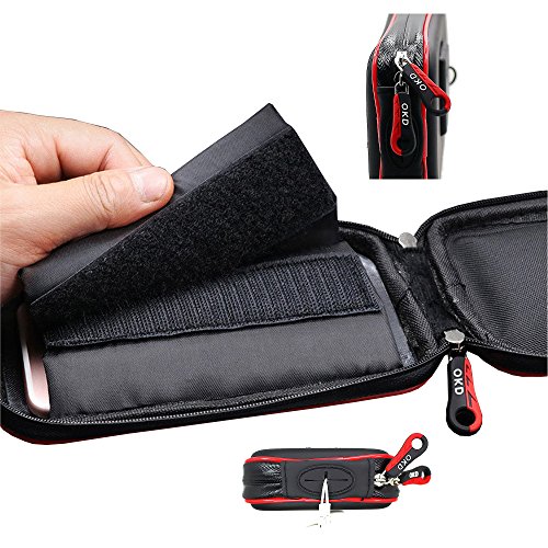 ICOOM Supporto per SmartPhone impermeabile universale V2 di montaggio manubrio della moto, bicicletta Custodia impermeabile con per GPS, Apple, Android, Smartphone, iPhone 6S / 6/ 6 Plus, Samsung Gala (XL)