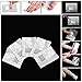 100 Pcs Aluminium Foil Nail Wraps Acrylic Gel Polish Remover