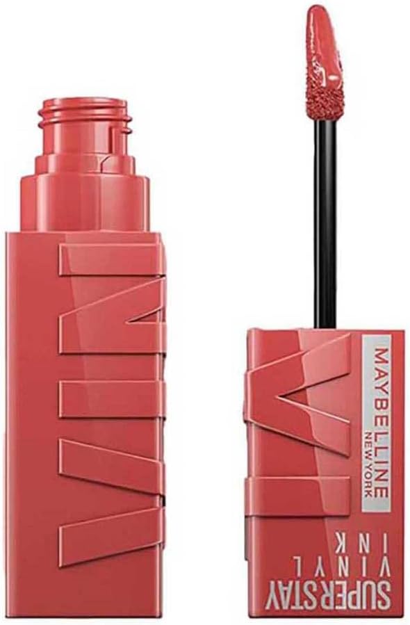 Maybelline New York Super Stay Vinyl Ink Uzun Süre Kalıcı Likit Parlak Ruj 15 Peachy