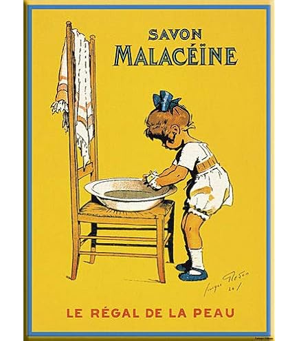 Plaque Publicitaire Métal Bombée – Savon Cadum – 15x21 Cm – Neuf