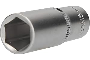 BRILLIANT TOOLS BT021827 3/8" Sechskant-Stecknuss, lange Ausführung, 15 mm [Powered by KS TOOLS]