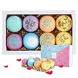 💋 [Seis bombas de baño diferentes o bombas de baño de baño en forma de corazón] Cada bomba con su propia fragancia única: lavanda hem crisantemo 、 limón 、 Fresa. Océano salt té verde. Contiene sal marina atlántica con minerales, diferentes tipos de aceite esencial, soda y cítrico. ácido. El aceite esencial natural tiene buenas propiedades nutritivas para la piel delicada. Nuestras bombas de baño gaseosas harán que su piel esté suave y humectada con un aroma agradable.