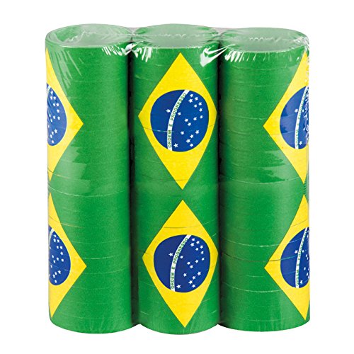 Preisvergleich Produktbild NEU Luftschlangen Brasilien, 4m, 3 Stück