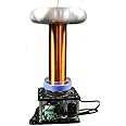 UIGJIOG New Large Tesla Coil 800W Music Tesla Coil Speaker - DIY Tesla Coil, Scientific Experiments Desktop Toy Model,Arc Generator Science Physics Learning Kit 220V