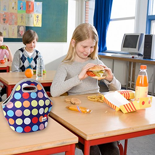 Volador Neopren-isolierte Mittagessen-Beutel-wasserdichte personifizierte isolierte Mittagessen-Beutel-Picknick-Mittagessen-Nahrungsmittelhandtasche - 3