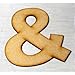 4 x 25mm (1 inch) high MDF Letters and numbers in font of your choosing